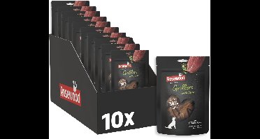 Rosewood Grillers Eend – Zachte Hondensnack met 58% Eend – Met Natuurlijke Ingrediënten – Zonder Kunstmatige Toevoegingen – 10 x 100 g