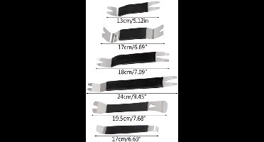 6 Stuks Draagbare Auto Deurclip Trim Verwijder Toolset – Dashboard Audio Radiopaneel Reparatie Metalen Wrik Demontage