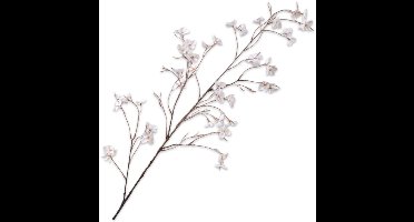 Silk-ka Kunstbloem-Zijde Bloemen Bloesem Tak Crème 109cm