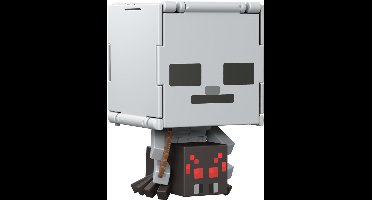 Minecraft Flippin' Figs Spider + Spider Jockey, 6 jaar, Minecraft, Grijs, Kunststof