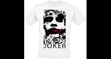 Batman The Joker - Red Lips Heren T-shirt - wit - 3XL