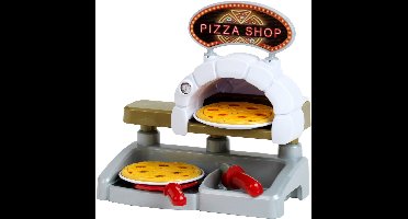 Theo Klein Pizza station - 22.5x13x23 cm - incl. accessoires - geel wit