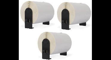 Label tape geschikt voor Brother DK-11247 | 103 x 164 mm | Zwart op Wit - 180 labels per rol - 3 stuks - Geschikt voor: TD-4100N QL-500 QL-550 QL-560 QL-570 QL-580N QL-600 QL-650TD QL-700 QL-710W QL-720NW QL-800 QL-810W QL-820NWB QL-1050 QL-1060N