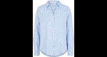 Tom Tailor - Blouse met borstzakken - Maat 42 - dreamy blue
