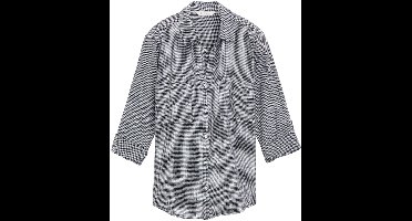 Tom Tailor - Blouse met borstzakken - Maat 44 - midnight navy blue