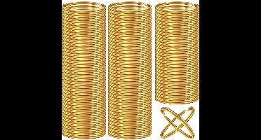 100 Stuks Sleutelringen met 50 Open Springringetjes, Opener Vingerring & Sieraden Tang - DIY Sleutelhangers Ringen Maken Set - Keychain Sleutel Splitringen voor Hobby & Sleutellabels - Keyrings Sleutel Houder Knutselen - 25mm - Goud