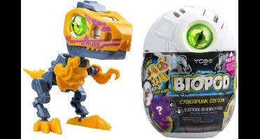 Silverlit BIOPOD Cyberpunk Single - Bouw je eigen Dino - Oplichtende ogen - Met geluid