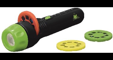 Moses Projectie Zaklamp Dino's 11,7 Cm Groen/zwart 4-delig