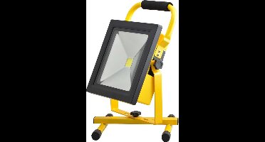 Oplaadbare LED bouwlamp op accu - 50 Watt - Met grondstandaard