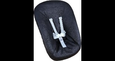 #60 newborn hoes, Zwart suede look, Stokke Tripp Trapp. Ook geschikt voor Kidsmill Up.