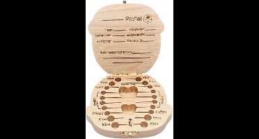 *** Tandendoos Jongen - Kraamcadeau - Melktanden - Herinneringen - Bewaren - van Heble® ***