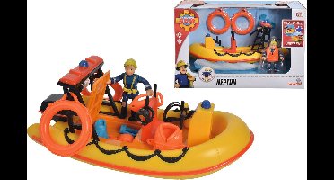 Simba - Brandweerman Sam - Neptune, Boot incl. Figuur - Speelgoedvoertuig