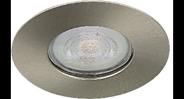 IP65 LED Inbouwspot Imbla -Rond RVS Look -Warm Wit -Dimbaar 3W -Philips