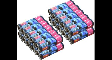 Vuilniszakken Afvalzakken | 120 Liter | 20 rollen = 200 zakken | Voordeelverpakking | 105 x 70 cm | Extra sterk 29µm