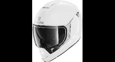 SHARK EVOJET BLANK Motorhelm Systeemhelm Wit - Maat XS