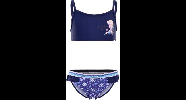 Meisjes Bikini - Frozen - Elsa - Marineblauw - Maat 98/104 - 4 jaar (104 cm)