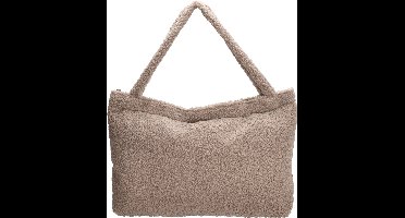 Beagles Navarra Shopper Schoudertas Mommy Tas Verzorgingstas Teddy Soft Trendy Tas - Tote Bag - Dames Tas - Taupe