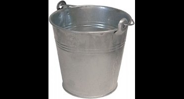 Benson Emmer / teil - 2x - van zink - met handvat - 12 liter