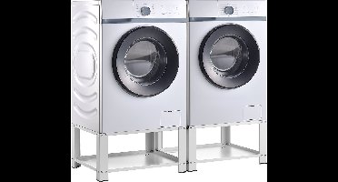 Wasmachine sokkel dubbel Cremlingen verhoger met planken