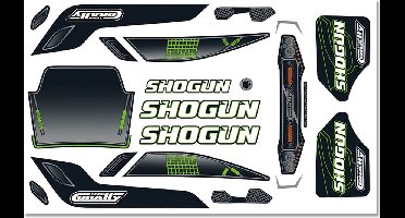 Team Corally - Body Decal Sheet - Shogun XP 6S - 1 pc