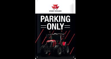 Massey Ferguson Parking Only S.E.  Metalen wandbord  20 x 30 cm.