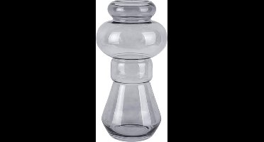 Present Time Vaas Morgana - Glas Donker Grijs - Medium - 18x35cm - Scandinavisch