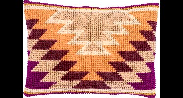 Vervaco - Kruissteekkussen kit - Kelim motieven - PN-0191881 - Borduren - Borduurpakket - Borduurpakket volwassenen - Borduurpakket kind