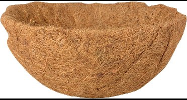 Esschert Design Voorgevormde inlegvel kokos voor hanging basket - D30 cm - kokosinleggers / plantenbak van kokos