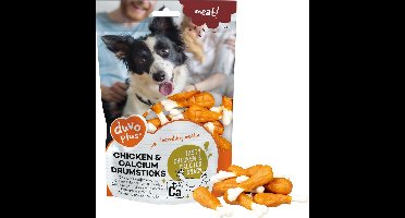 Duvoplus - Hondensnack - Hond - Meat! Kip & Calcium Drumsticks 180g - ± 13st - Tray - 13st