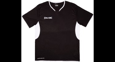 Spalding Shooting Shirt Kinderen - Zwart / Wit | Maat: 128