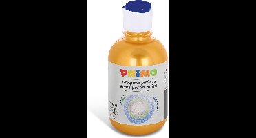 Primo kant-en-klare PEARLESCENT plakkaatverf, 300 ml flacon met doorstroomdop geel
