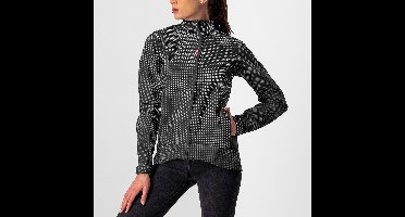 Castelli Casual regenjack Dames Zwart - COMMUTER W REFLEX JACKET LIGHT BLACK - M