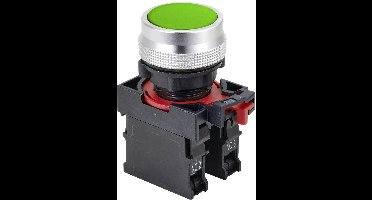 TRU COMPONENTS TC-10091020 ONPOW26-11/G Drukschakelaar 250 V 5 A 1x aan/(aan) Moment IP40 1 stuk(s)