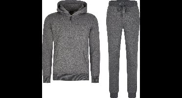 Mario Russo Trainingspak Achilles - Huispak - Joggingpak - Hoodie - Antraciet - XXL