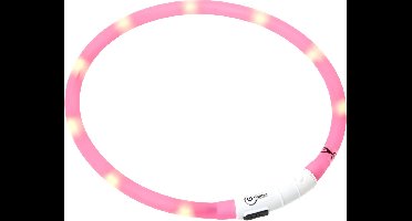 Hond Halsband Nera Visio Roze 20-70cm 16mm