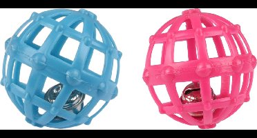 Flamingo Afke - Speelgoed Katten - Ps Bal Afke + Bel 5,1cm Assortiment - 1st - 128682 - 1st