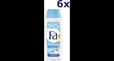 6x Fa Douchegel - Mediterranean Jewels Santorini 250ml