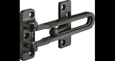 Kierstandhouder mat zwart RVS binnendraaiend