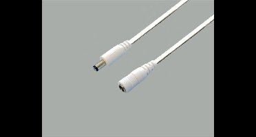 BKL Electronic Laagspannings-verlengkabel Laagspanningsstekker - Laagspanningsbus 5.5 mm 2.1 mm 2.1 mm 3.00 m 1 stuk(s)