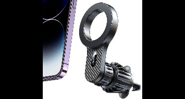 Joyroom - Telefoonhouder Auto Ventilatierooster - Geschikt voor iPhone MagSafe - Zwart