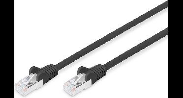 CAT6 sFTP kabel 10 meter Zwart - 10 stuks