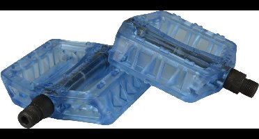 Vwp Bmx pedaal 9/16 inch clear blauw