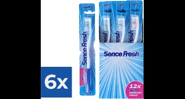 Sence Tandenborstels Fresh Soft Comfort Clean 12 stuks - Voordeelverpakking 6 stuks