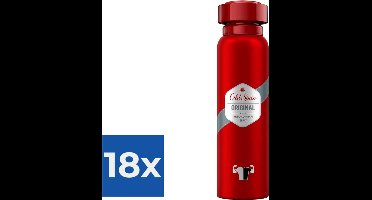 Old Spice Original Spray - 150 ml - 1 stuk Deodorant - Voordeelverpakking 18 stuks