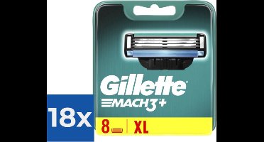 Gillette Mach 3 - 8 stuks - Scheermesjes - Voordeelverpakking 18 stuks