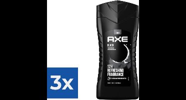 Axe Douchegel - black 250 ml - Voordeelverpakking 3 stuks