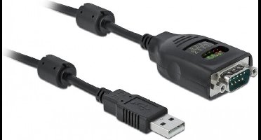 USB Type-A naar seriële DB9-adapter met 9 LED RS-232-tester