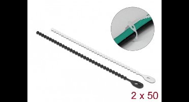 Kralen kabelbind herbruikbaar l 180 x w 3,6 mm 100 stuks