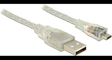 DeLOCK USB-kabels 1.5m, USB2.0-A/USB2.0 Micro-B