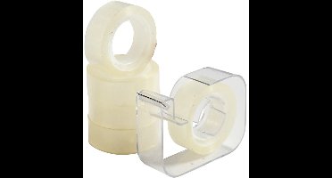 CC Tape met Dispenser 15mm 5 stuks